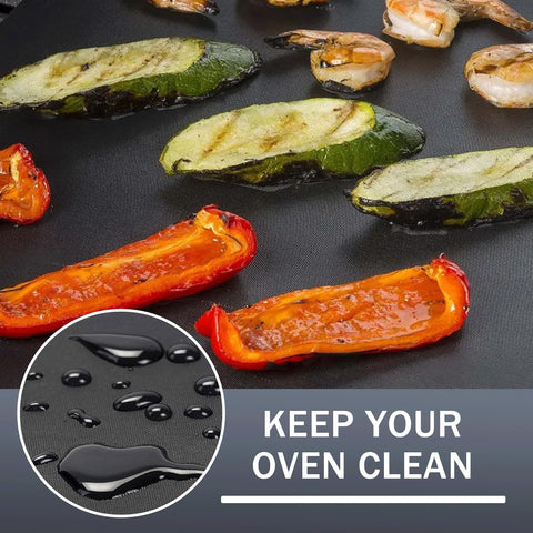 SIUDANGKA oven-floor protection liner safeguarding interior from messes.