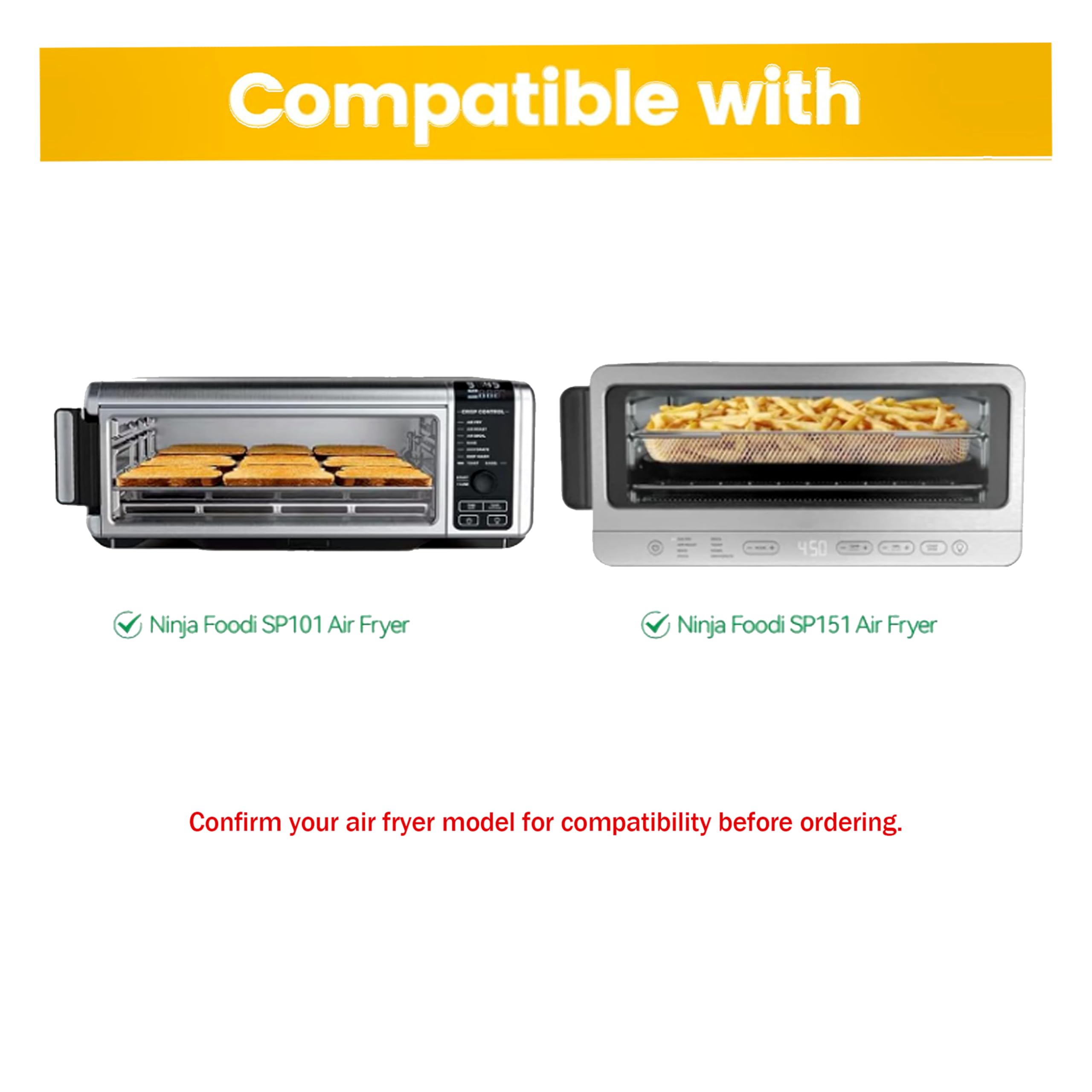 SIUDANGKA Ninja oven liners reducing residue and simplifying cleanup