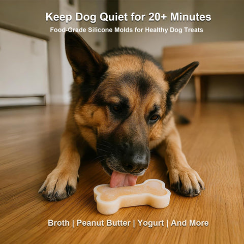 SIUPER bone mold dishwasher-safe detail for quick cleanup of DIY chews
