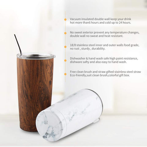 Sivaphe dual-wall vacuum insulation keeps drinks hot or cold longer