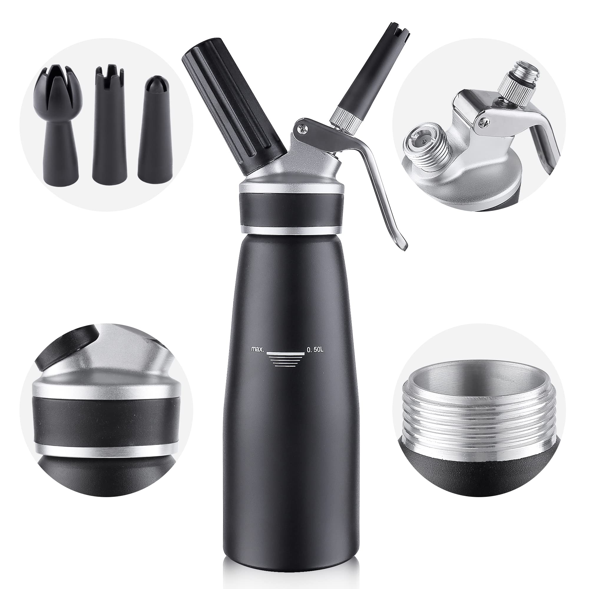 Sivaphe canister body dishwasher-safe for quick cleanup after dessert prep