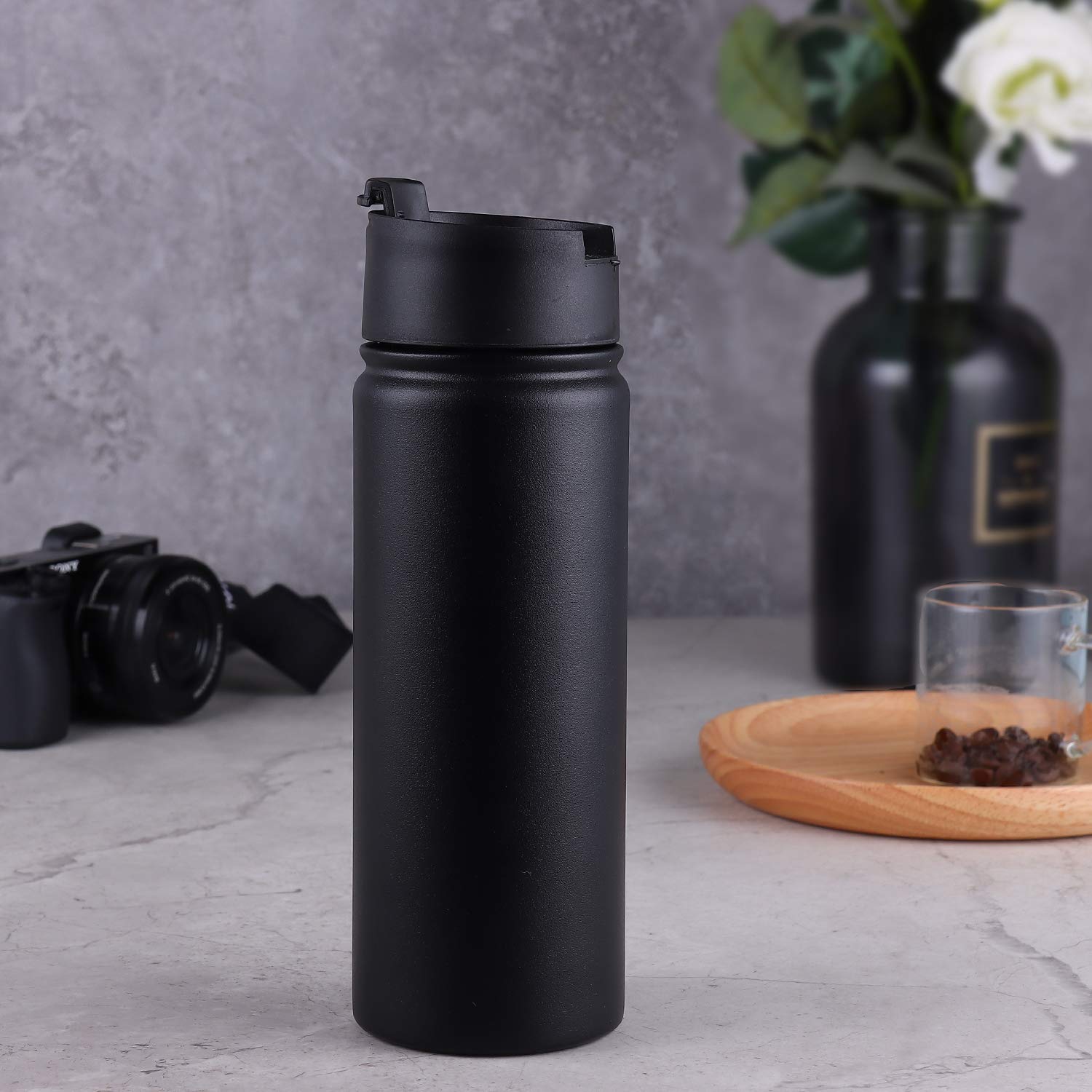 Sivaphe bottle in black with sleek design for any collection