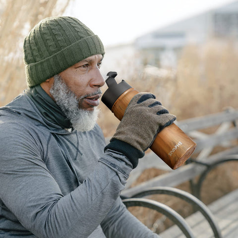 Sivaphe tea infuser bottle leak-proof lid for secure travel.