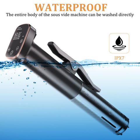 Sixfivsevn IPX7 waterproof design protecting internal parts