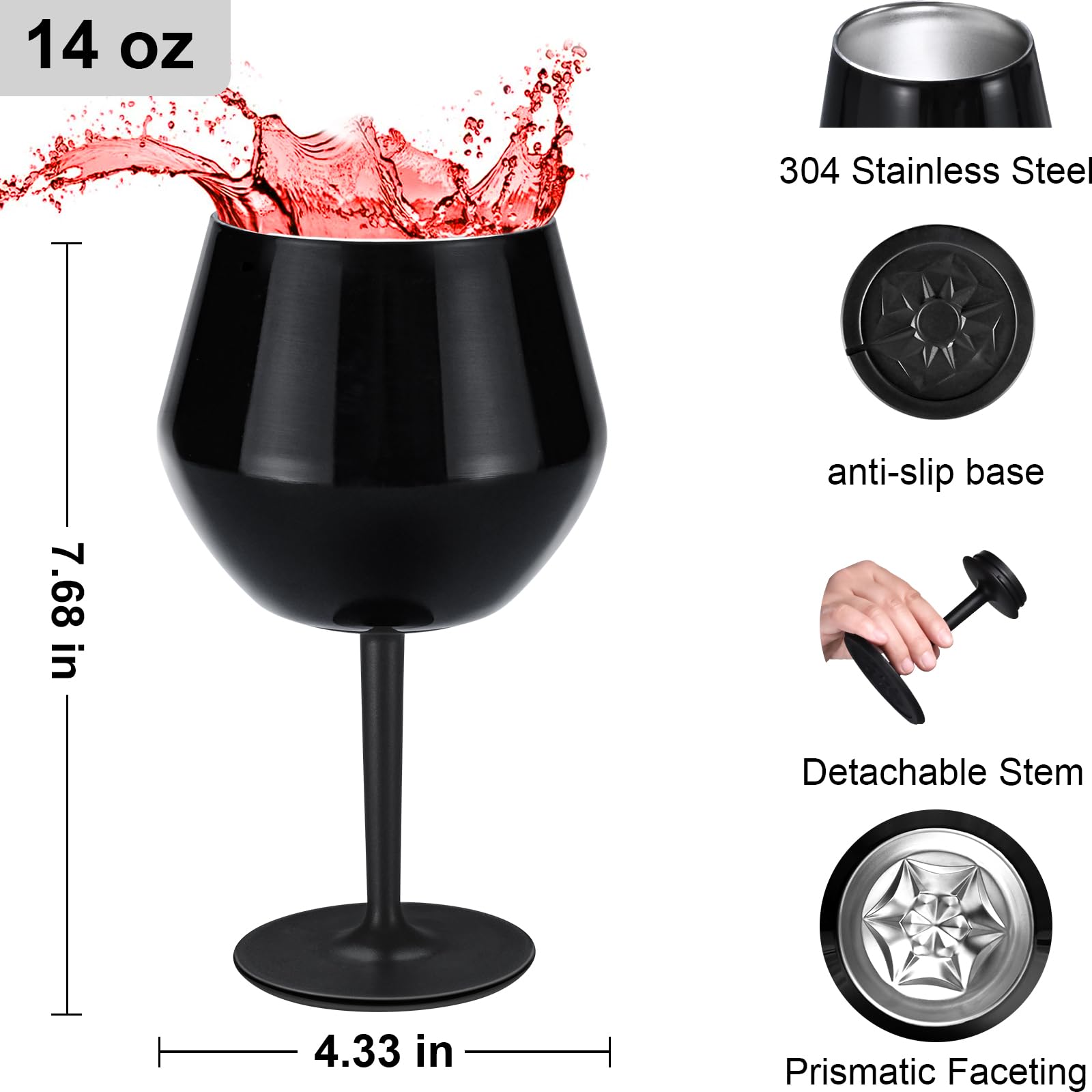Siyaluens double wall insulated stainless steel for temperature stability.
