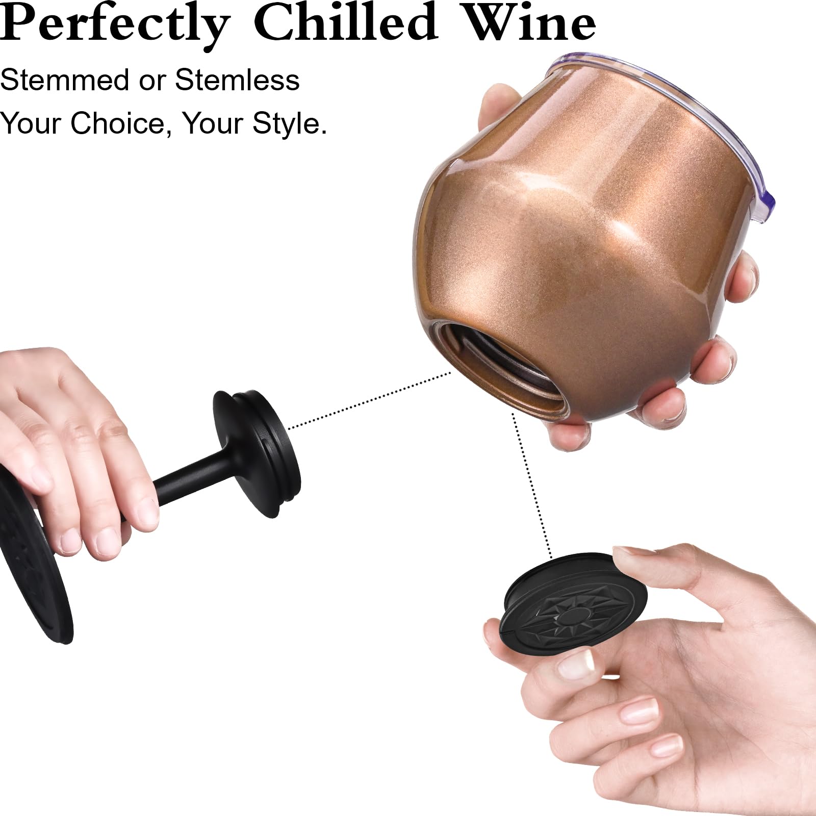 Siyaluens spill-resistant lid helps prevent mess while on the go