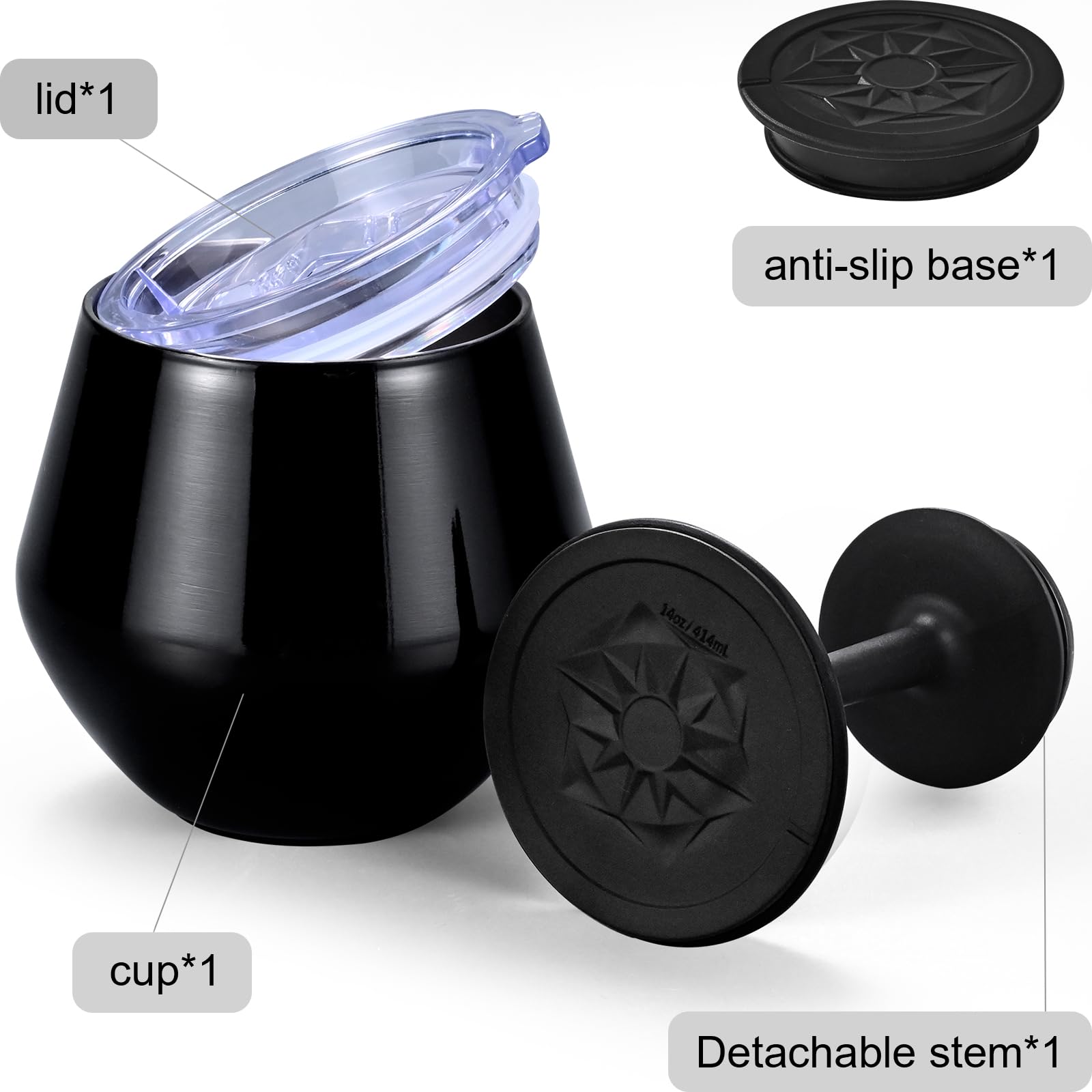 Siyaluens sparkle-bottom tumbler with prismatic reflections for special moments.