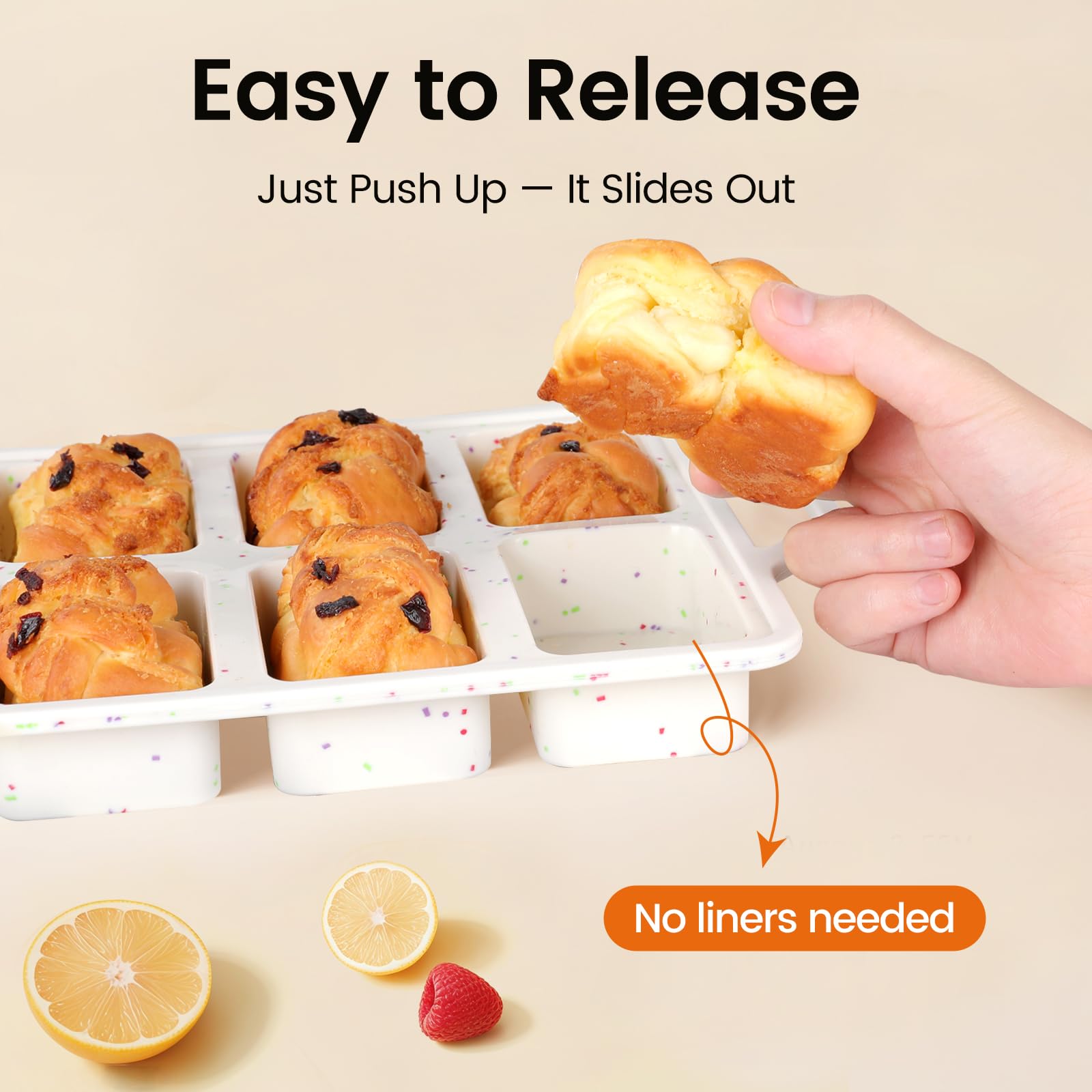 SJ 8-cavity mini bread pans for small batches