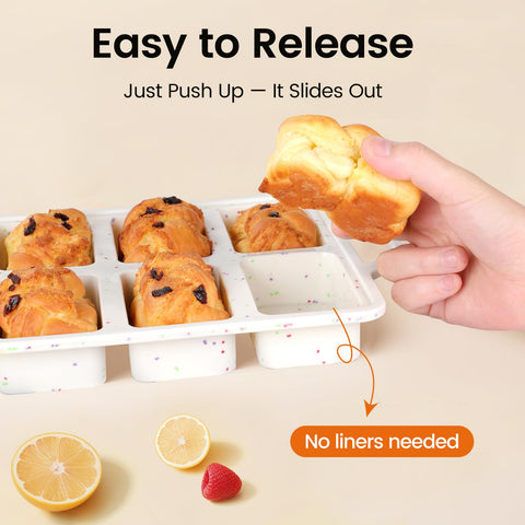 SJ 8-cavity mini bread pans for small batches
