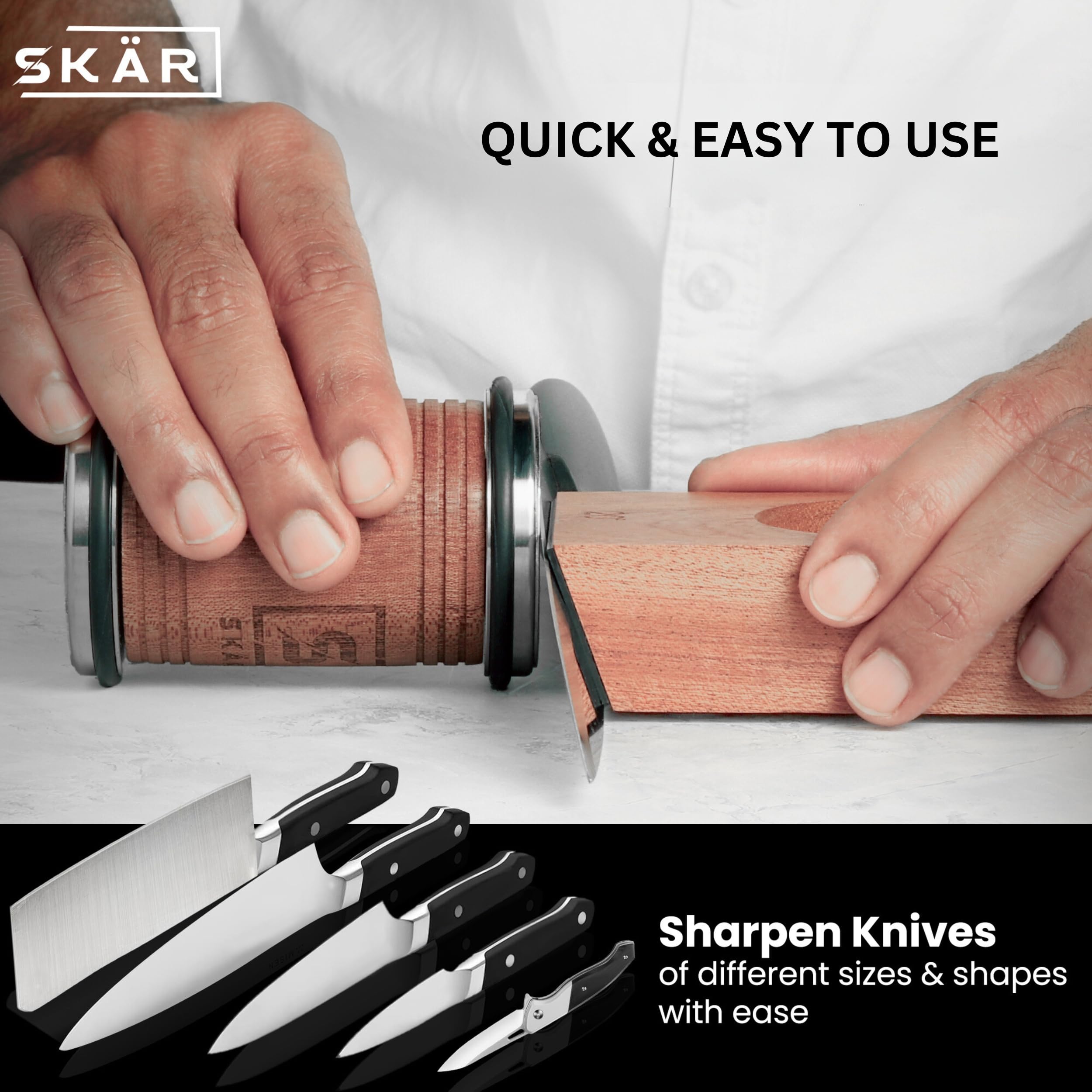 SKÄR diamond disc coarse enables quick reshaping of dull blades