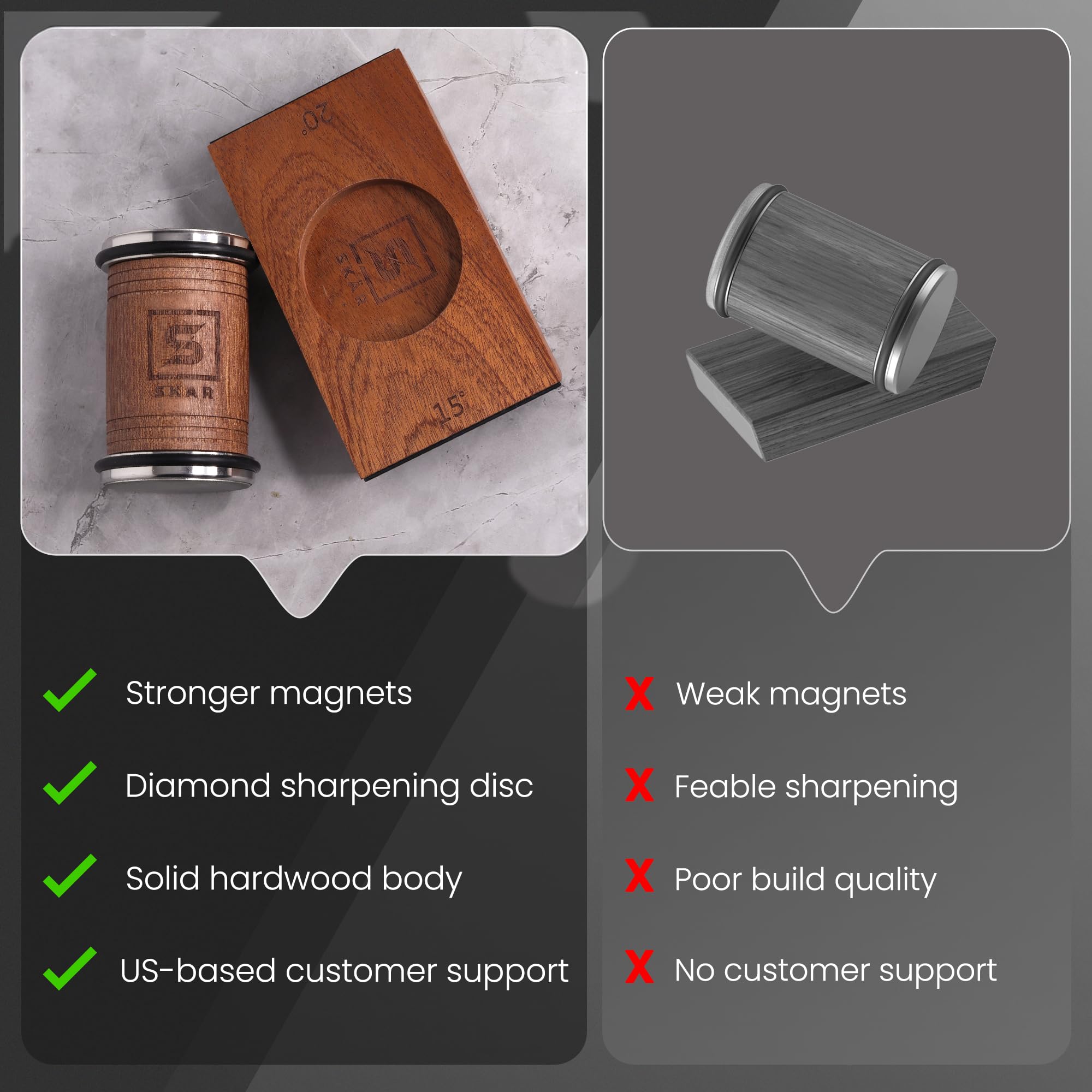 SKÄR gift-ready sharpener kit suits cooking enthusiasts and home cooks