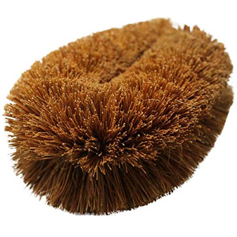 SKARBY Tawashi traditional Japanese design shown in natural coconut fiber.