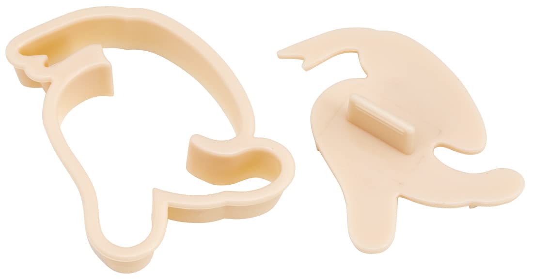 Skater CSM1-A dough with Mickey shapes ready to bake.