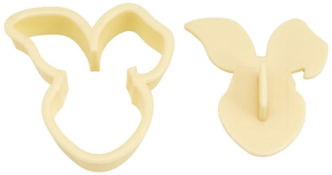 Skater Winnie the Pooh cutters release cookies cleanly, reducing dough sticking.
