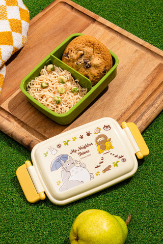 Skater Totoro Bento microwave and dishwasher safe symbol highlighting convenient reheating and cleaning