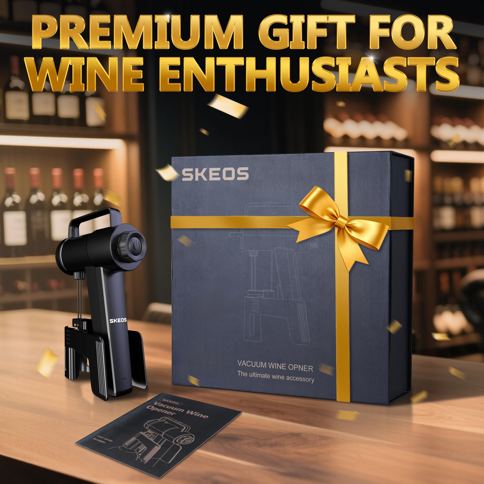SKEOS ideal for at-home entertaining and wine celebrations