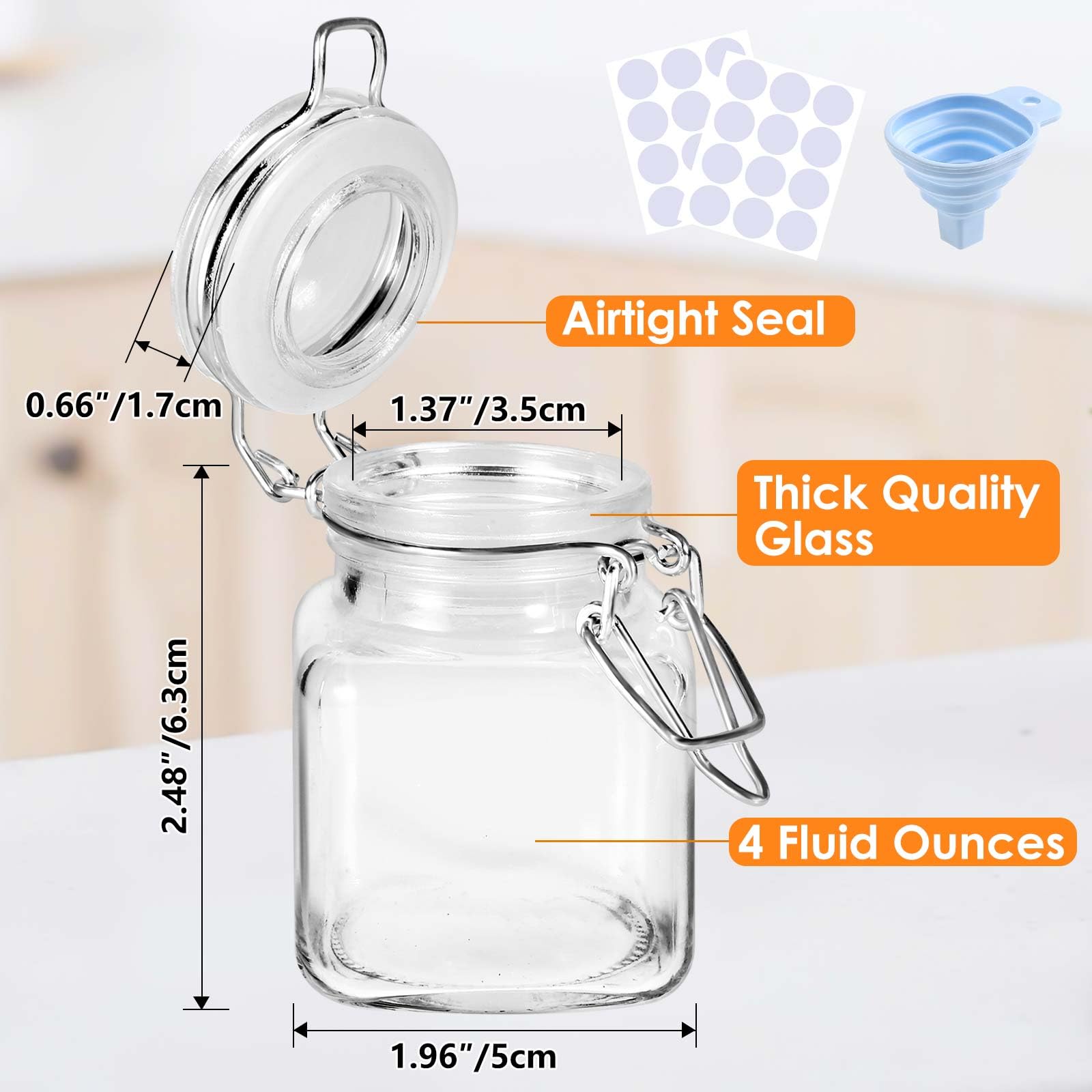 SKOCHE spice jar labels for easy labeling and quick identification