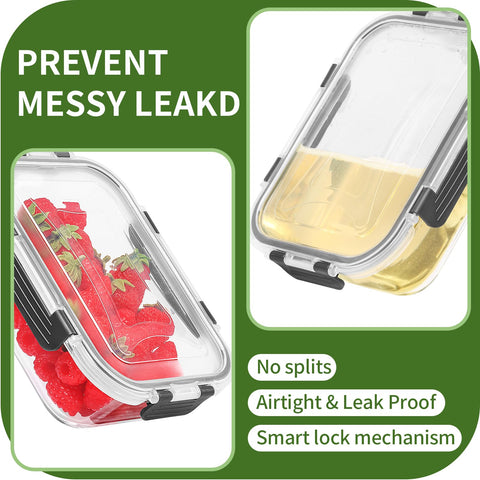 Skroam borosilicate glass container suitable for microwave use