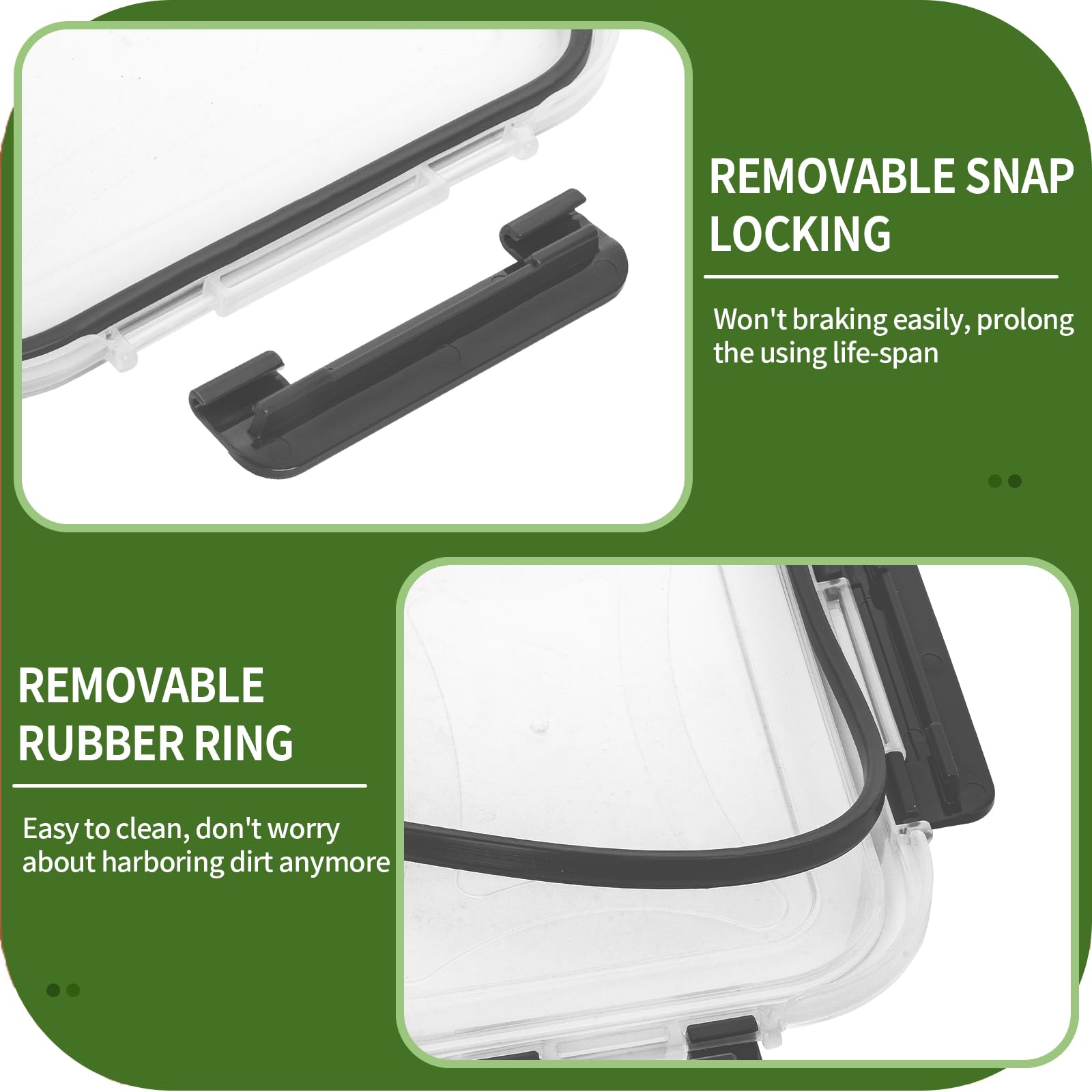 Skroam freezer-to-oven safe glass container ready for versatile storage