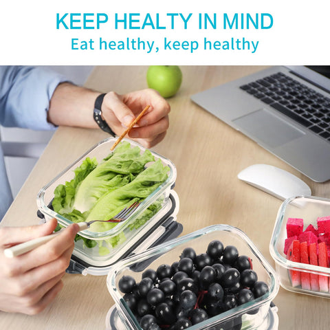 Skroam microwave and oven-safe glass containers for quick reheats