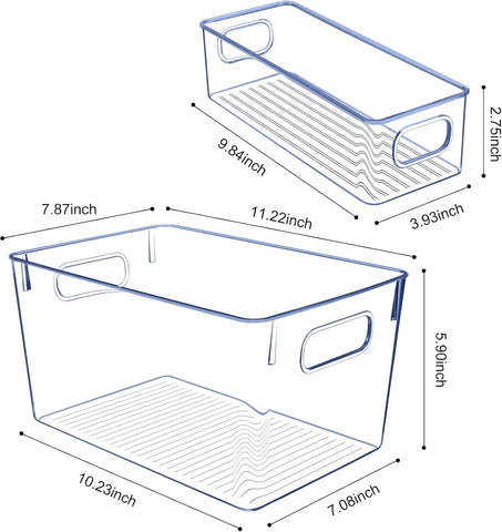 SKTEET easy-pull storage bin ideal for drawers or shelves.