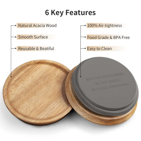 SKYBD lids offer reliable leak-proof sealing for jars and sauces.