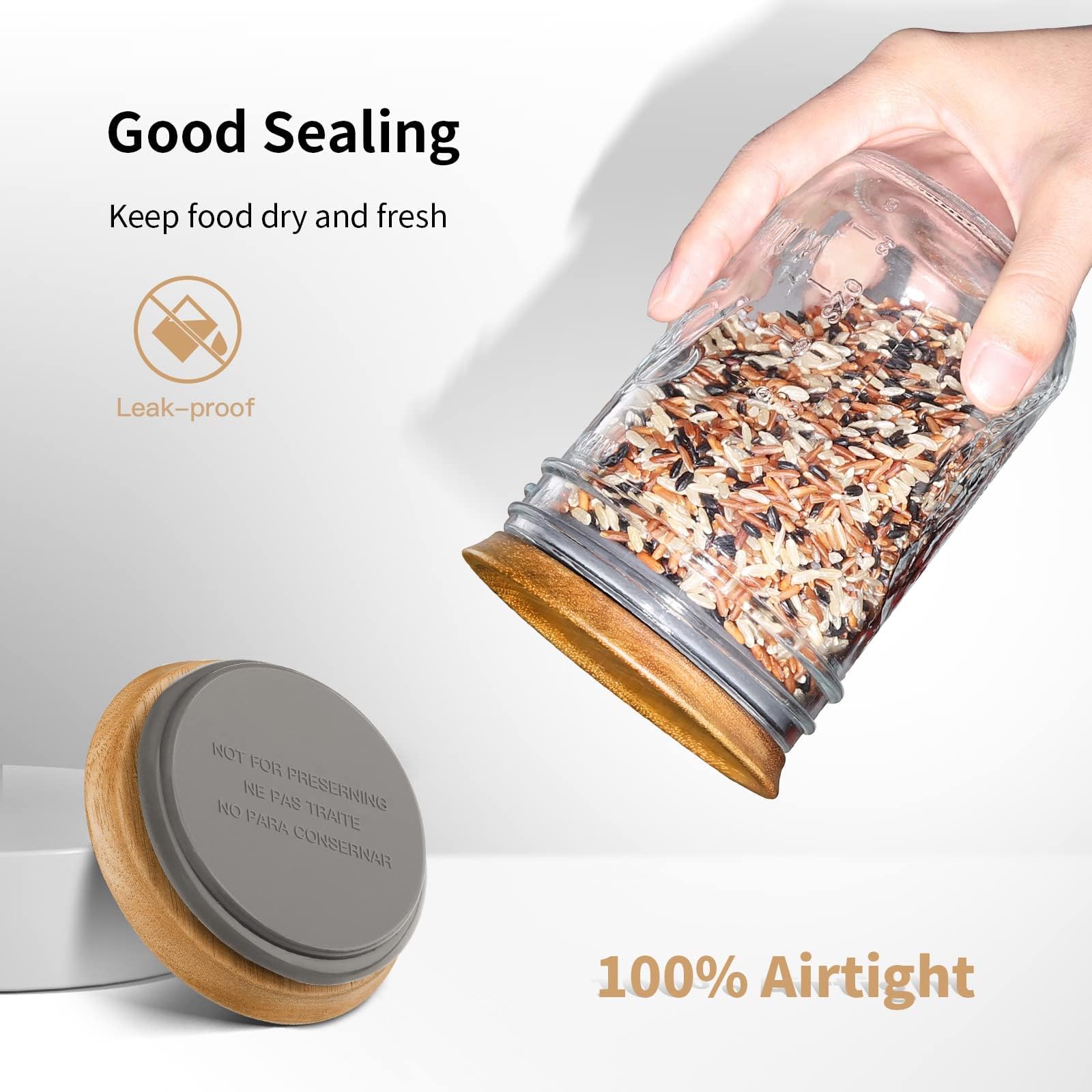 Stackable SKYBD lids save fridge and pantry space