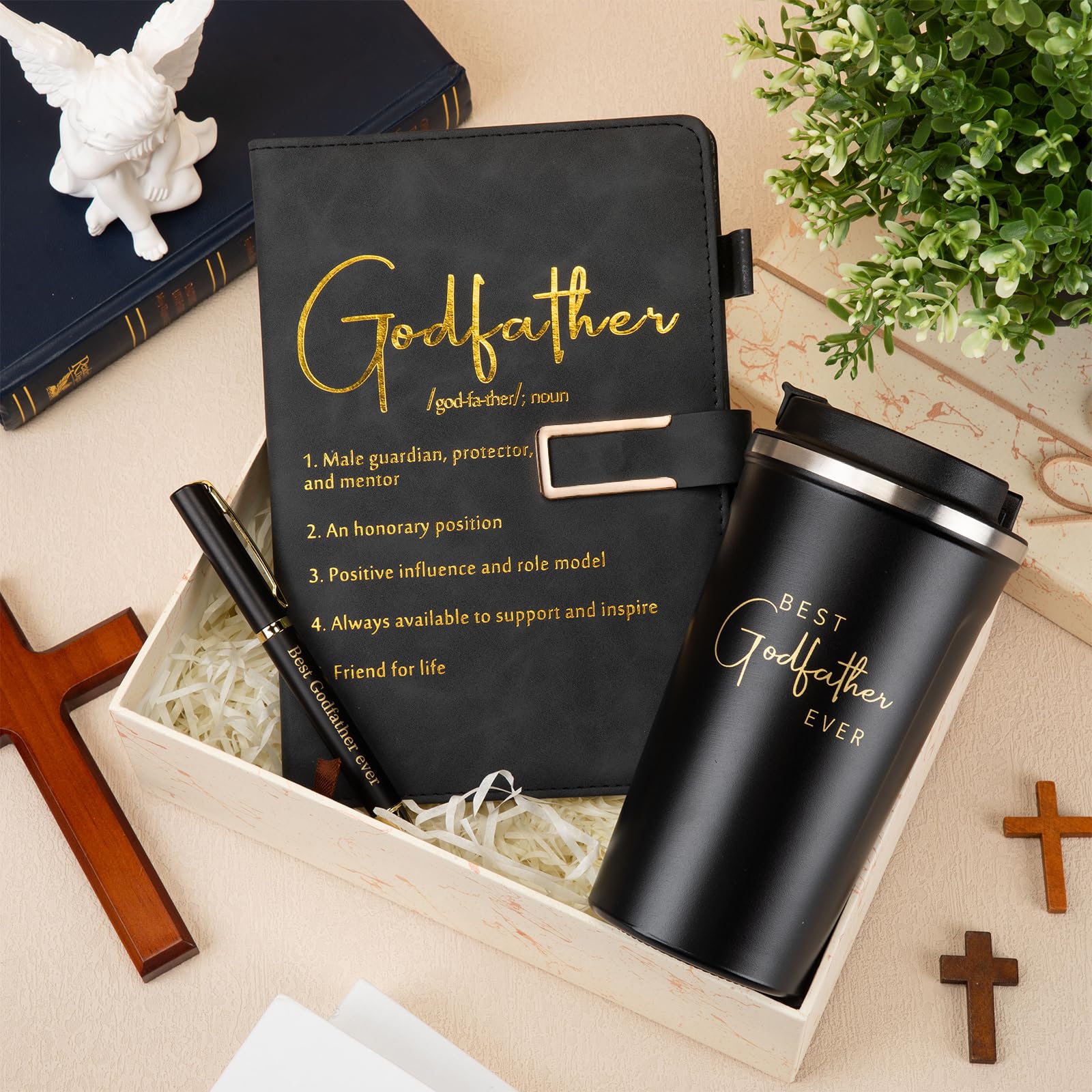 Skybooly godfather gift-ready-box presents a complete ready-to-give set