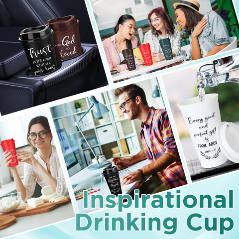 Skylety cups showcase scripture verses to uplift family and friends