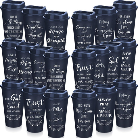 Skylety Bible verse tumbler blue, 20-pack, on-the-go inspiration.