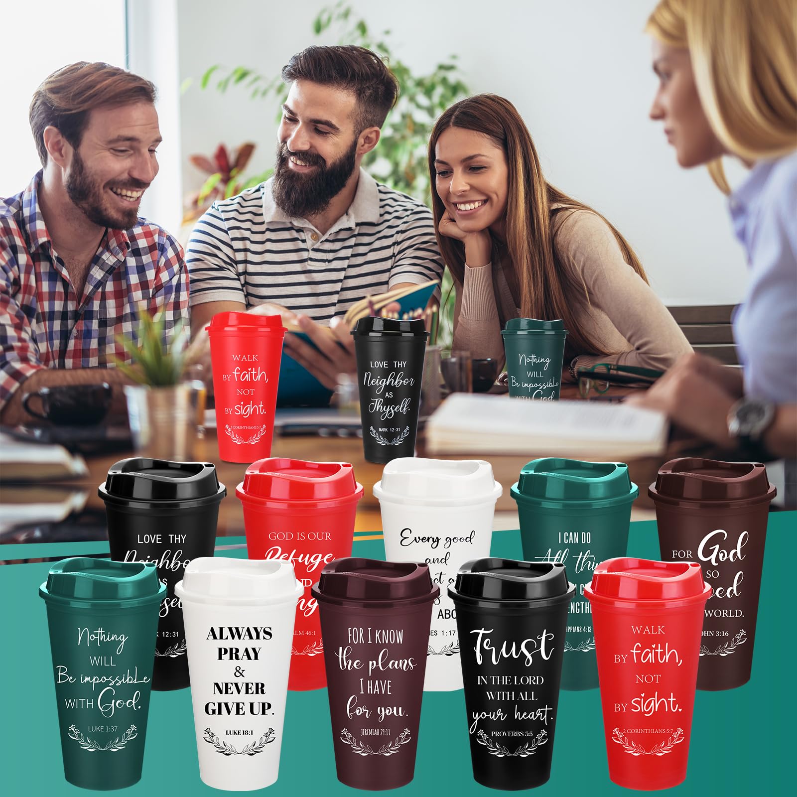 Skylety Christmas gift cups with scripture for festive celebrations