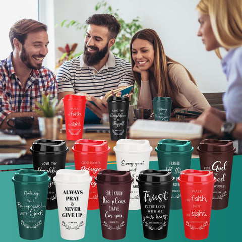 Skylety Christmas gift cups with scripture for festive celebrations