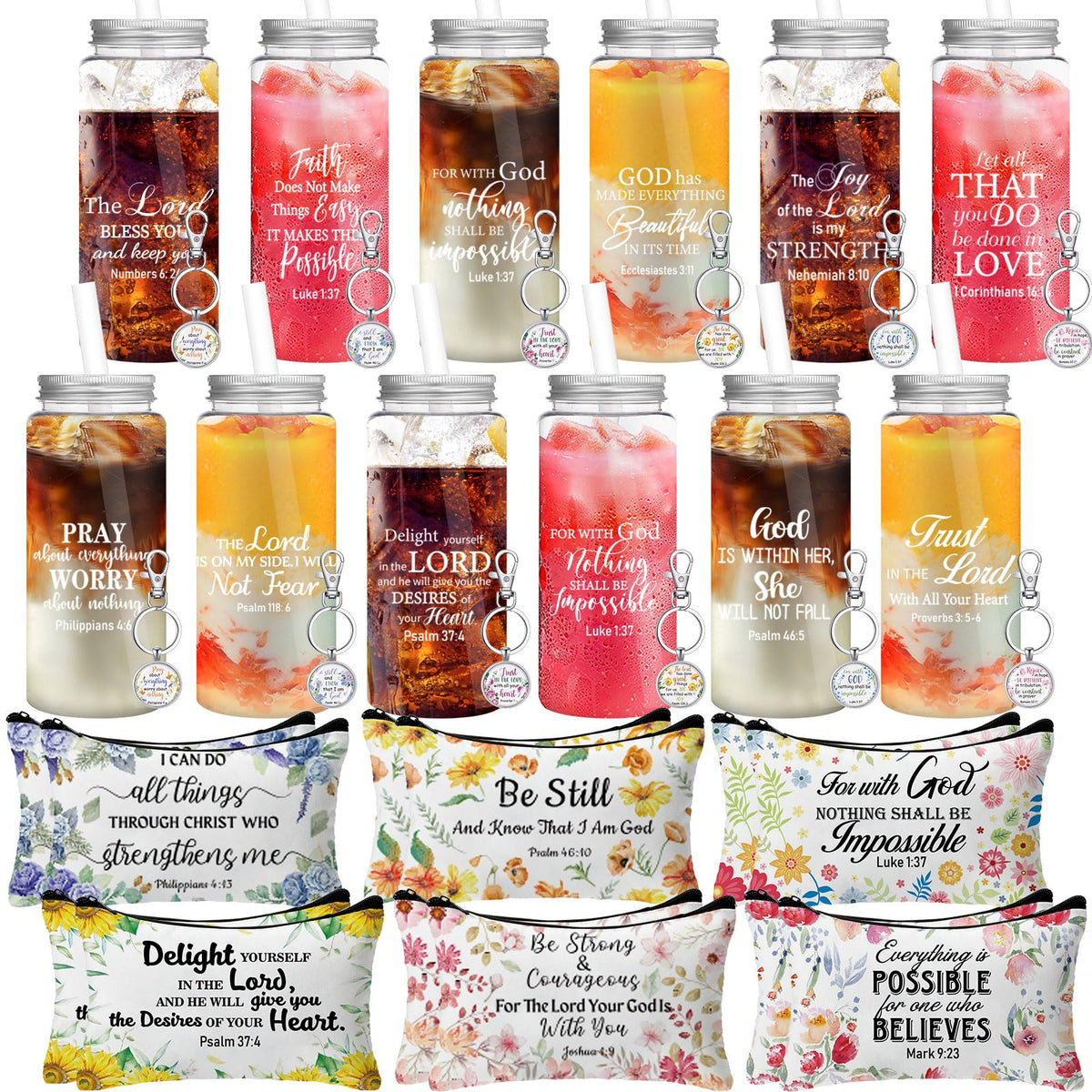 Skylety gift-set cups with lids and straws for everyday hydration on the go.