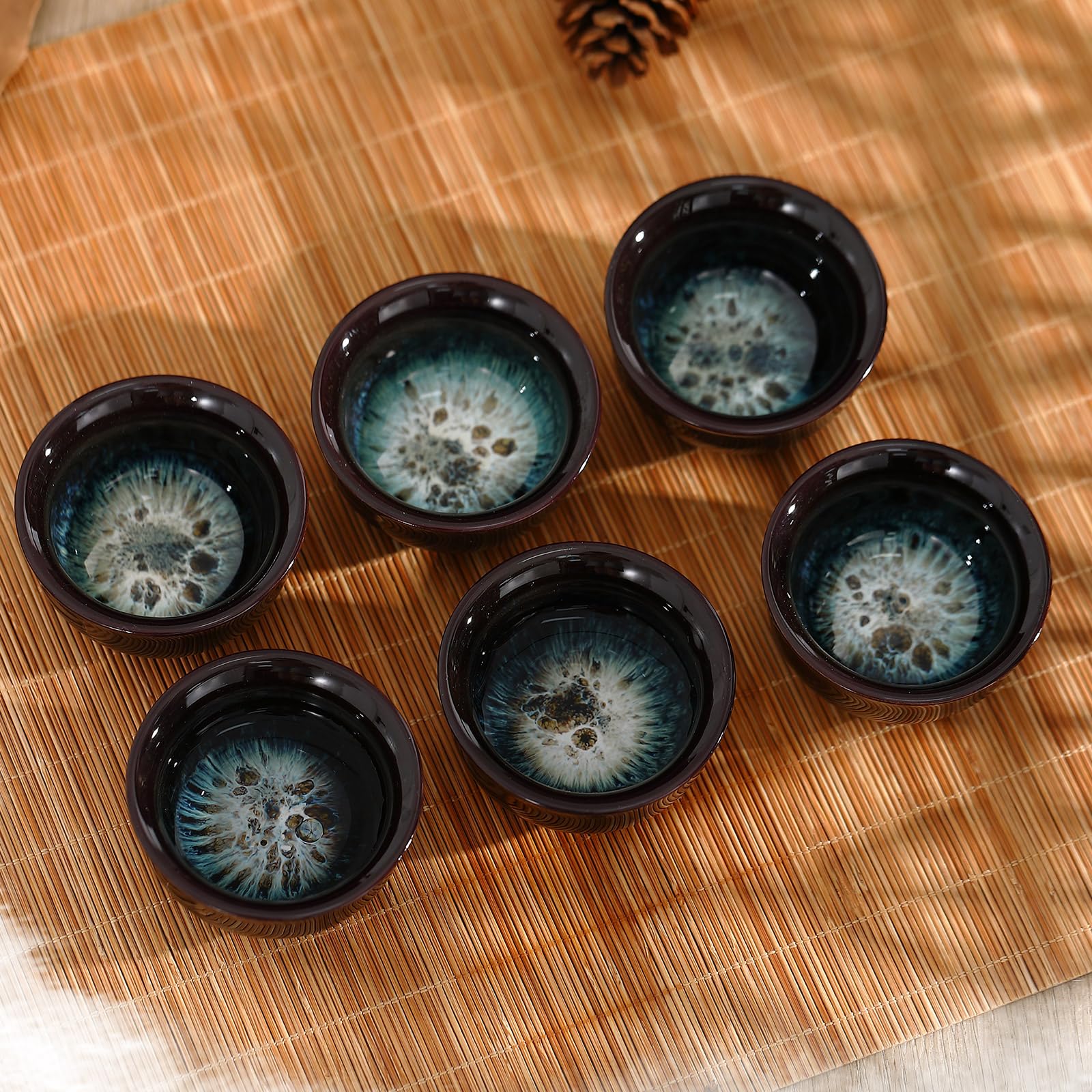 Skyley compact Korean teacups set fits small spaces and travels