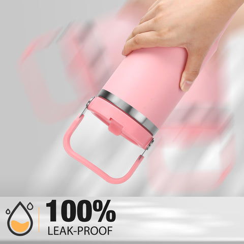 Skywerc 30 oz tumbler wide-mouth for easy ice addition and cleaning.