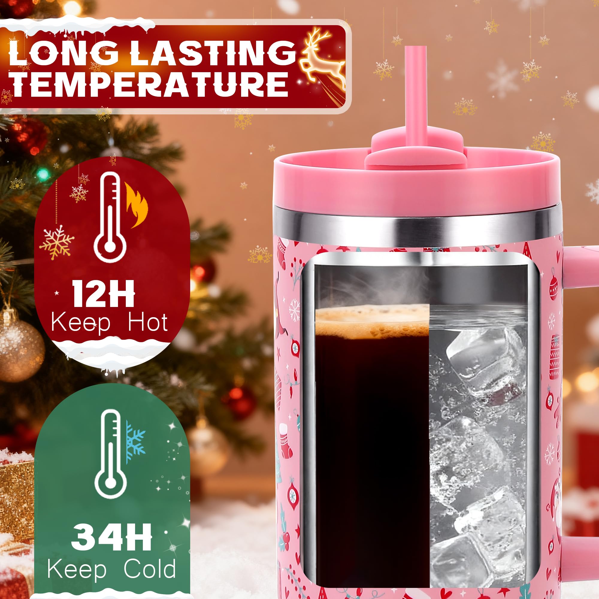 Skywerc Christmas patterns add festive mood to any drinkware