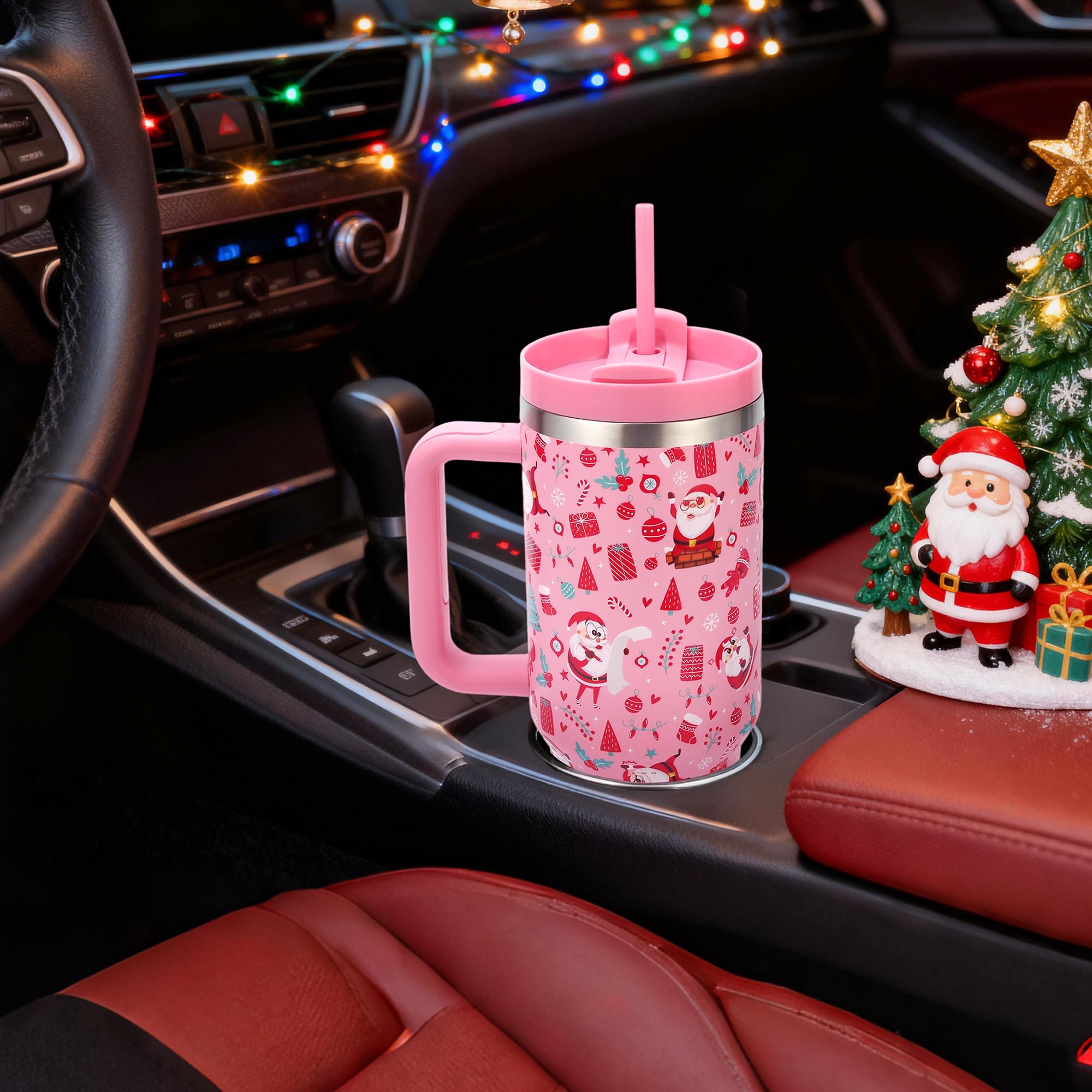 Skywerc stainless steel tumbler with straw set offers durable, BPA-free enjoyment.