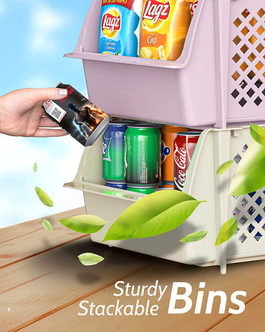 Skywin TidyFriend four-pack fits pantry, kitchen, and bathroom organization needs.