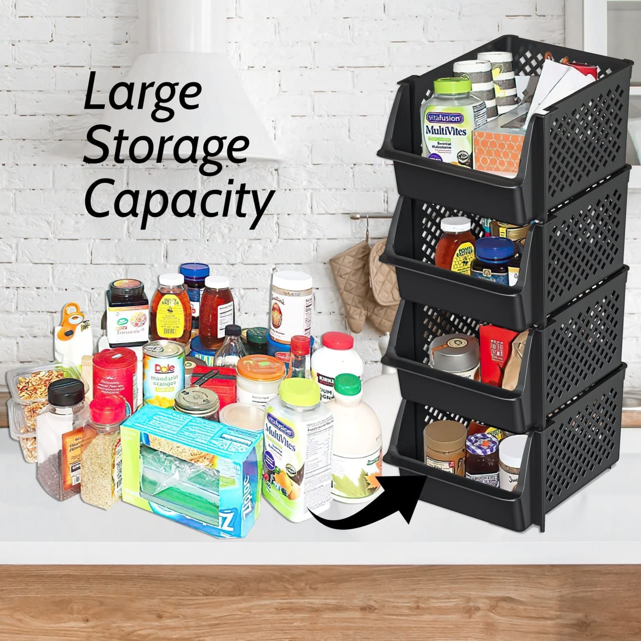 Skywin TidyFriend stackable bin nestable design saves space when not in use