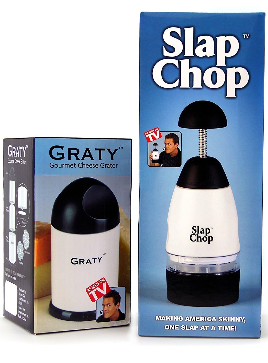 Slap Chop original deluxe slicer, compact design for quick, mess-free chopping.