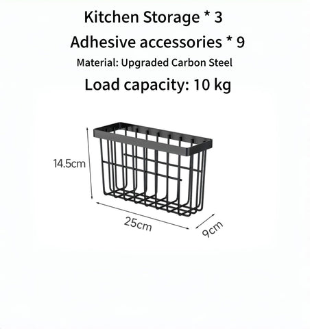 SleekStore desk organizer for office supplies on a cabinet door