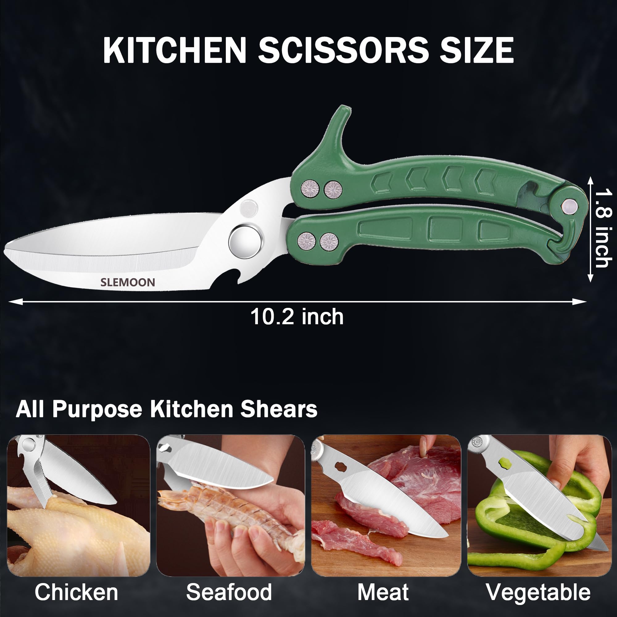 SLEMOON dishwasher-safe design shown for easy cleanup after use.
