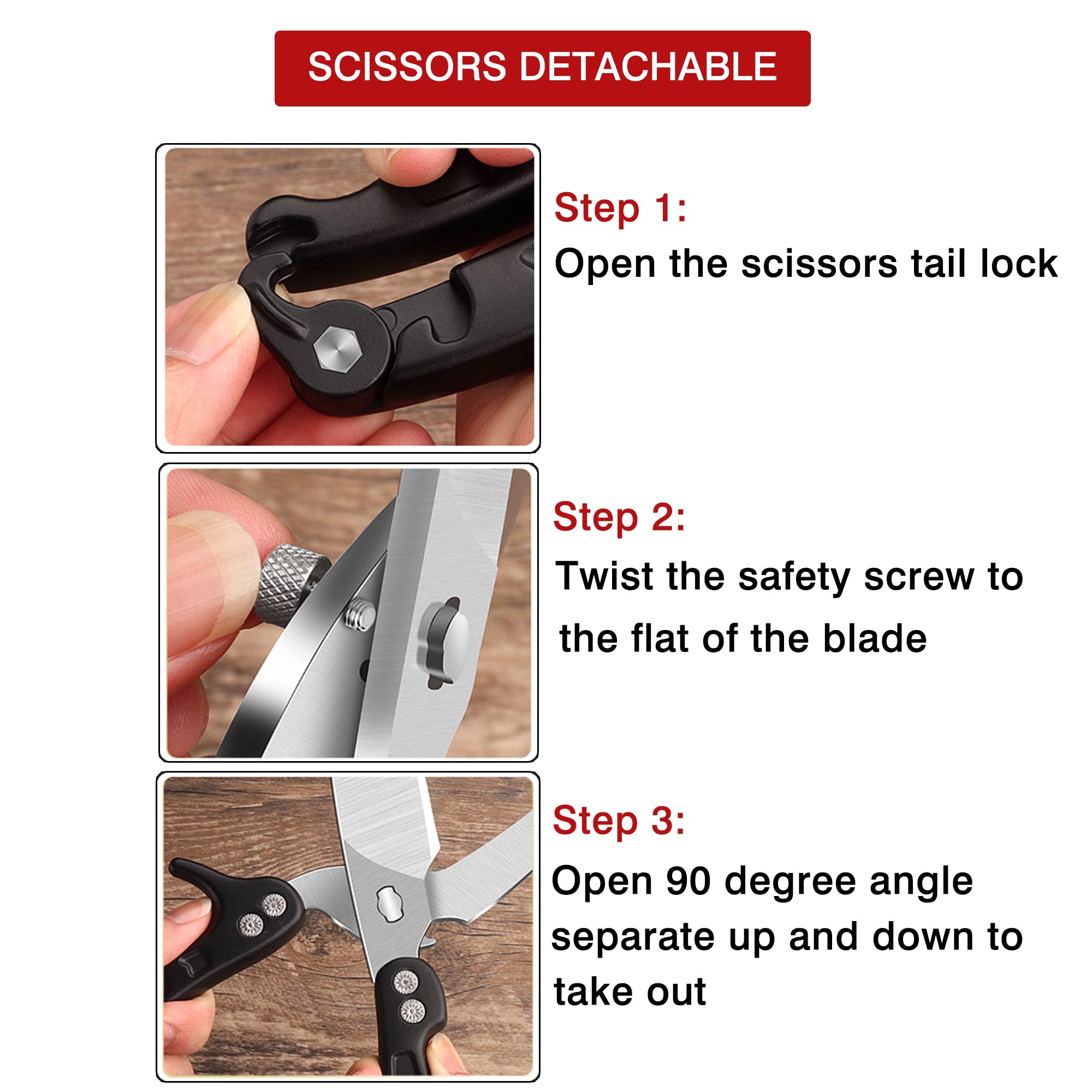 SLEMOON rust-resistant blades requiring drying after washing