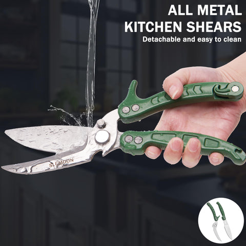 SLEMOON stainless steel construction highlights durability and rust resistance.