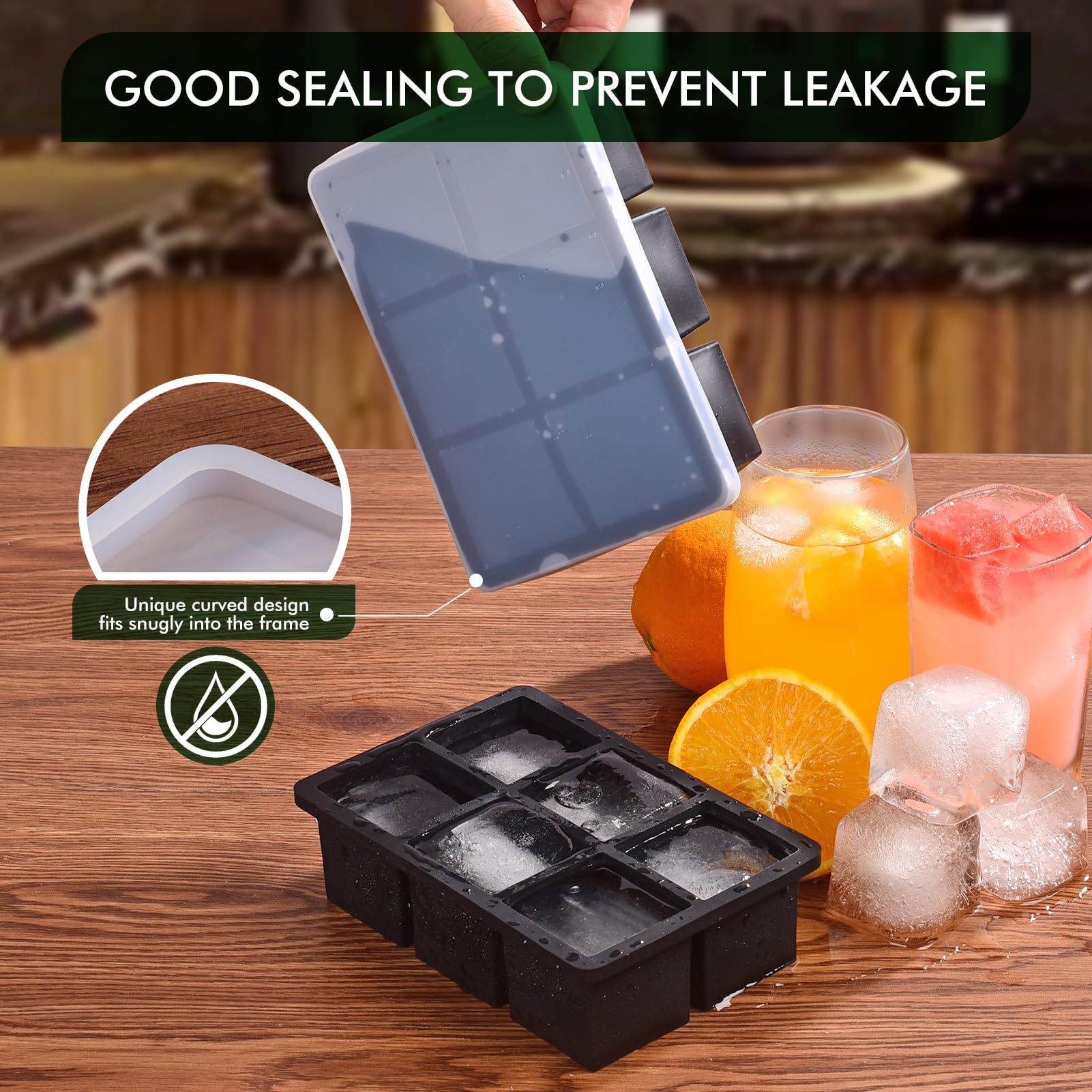 Dishwasher-safe silicone trays simplify cleaning after gatherings.