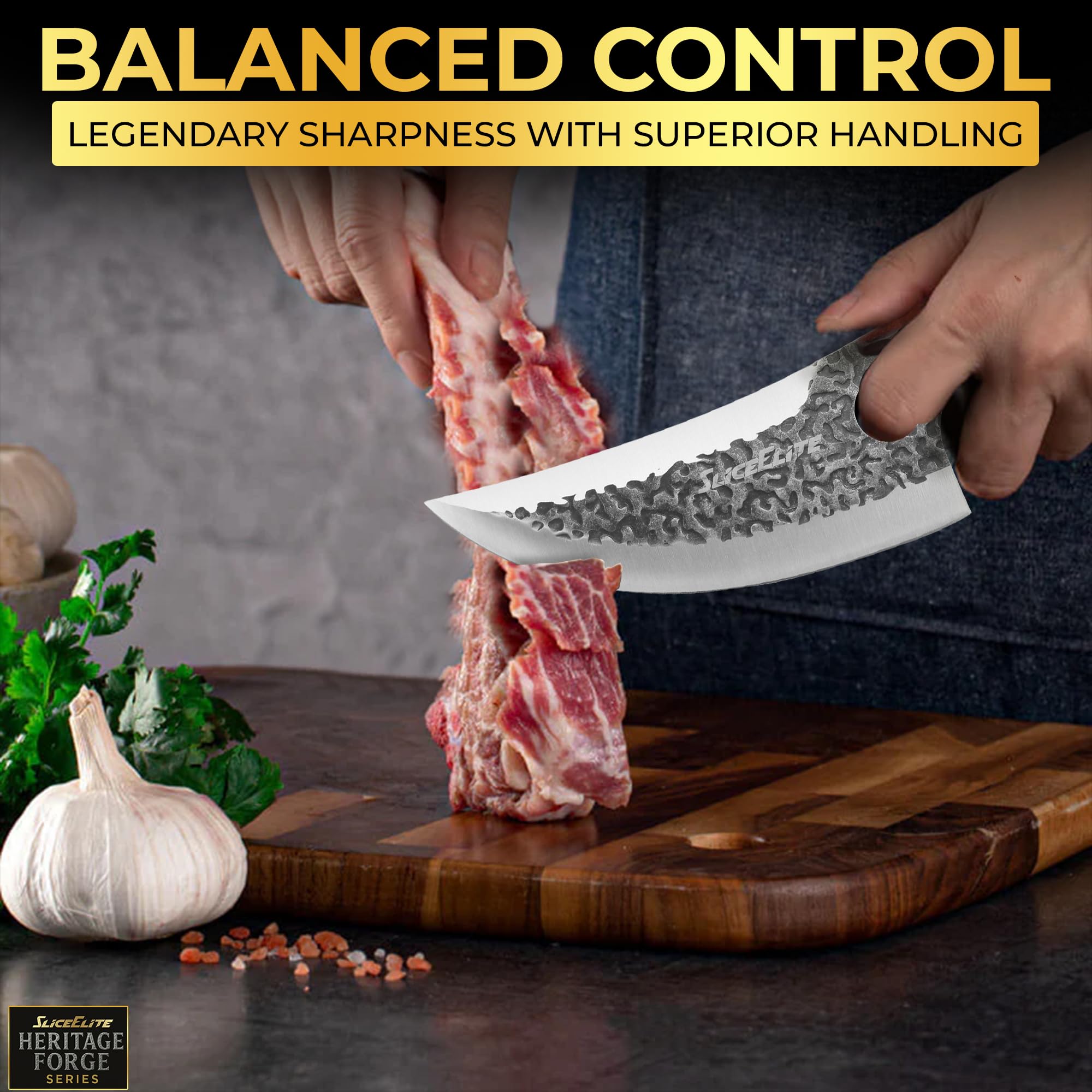 SliceElite boning knife for trimming and deboning with accuracy.