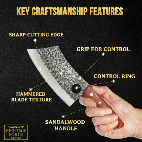 SliceElite cleaver handles bone and cartilage tasks with confident control.