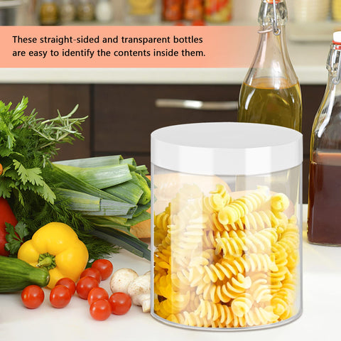 SLifeJars airtight screw-on lid protects contents during storage.