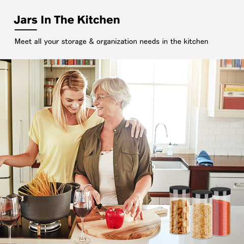 SLifeJars kitchen organization highlights tidy, accessible storage in busy homes