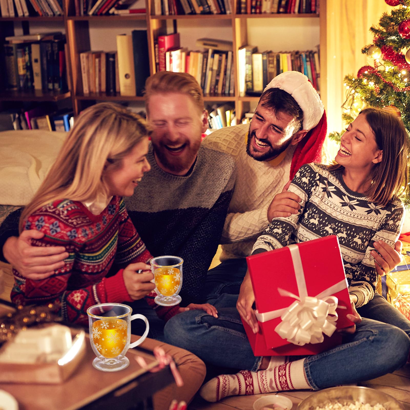 Sliner durable glass mug with easy grip handle for daily hot beverages.